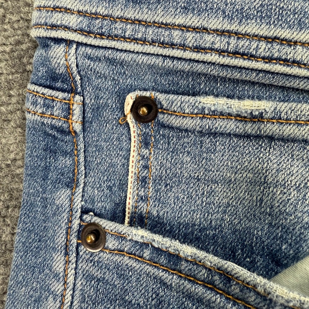 Revtown Jeans Men 32x30 (Fit 33x28) Tapered Selvedge Decade Denim Cotton Linen - Picture 11 of 15